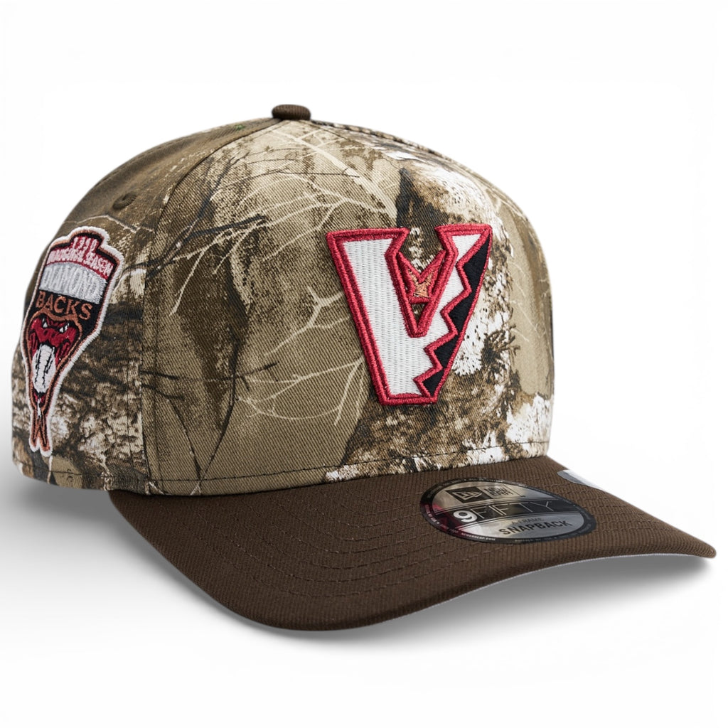 Arizona Diamondbacks New Era 9Fifty A-Frame Snapback Hat - Real Tree Edge Camp / Walnut