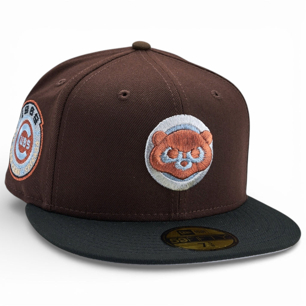 Chicago Cubs ⛰️ Brother Bear ⛰️ New Era 59Fifty Fitted Hat - Walnut / Black
