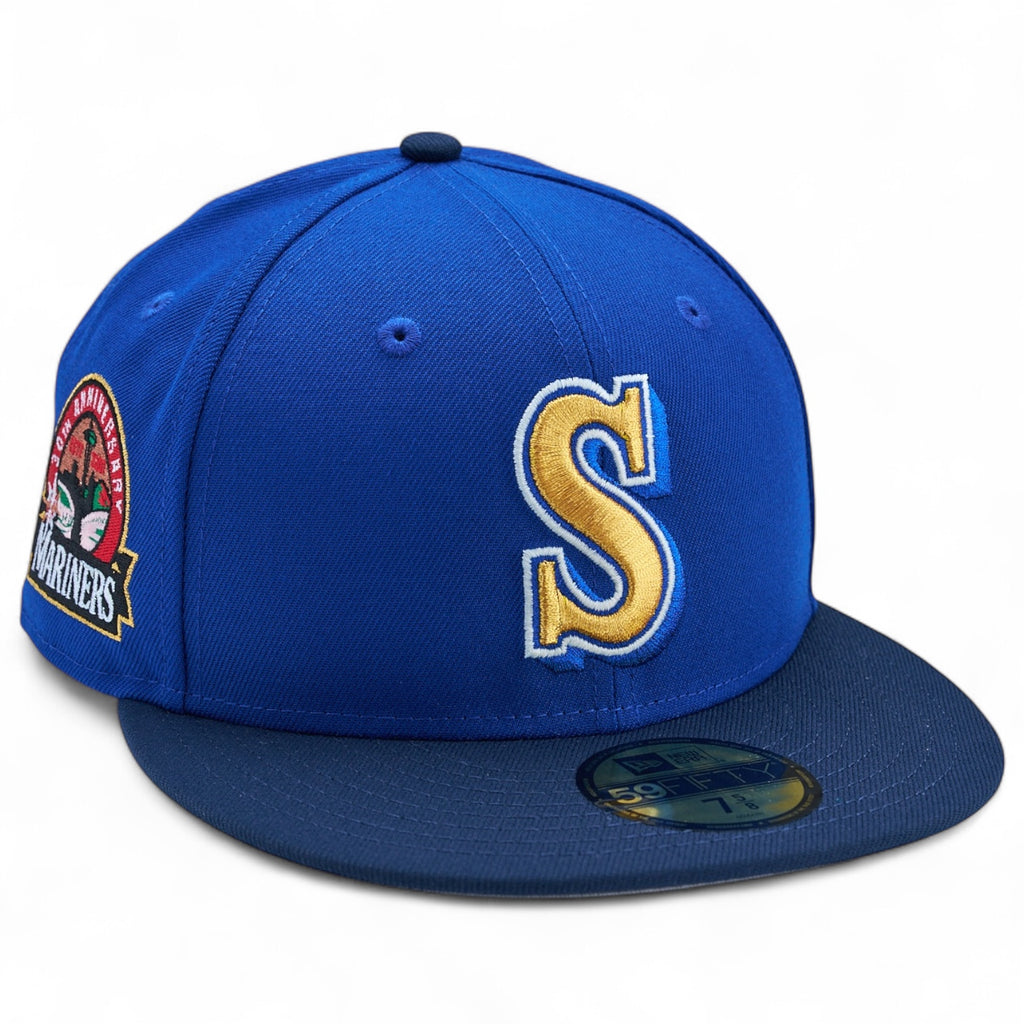 Seattle Mariners 🌴 SPAM 🌴 PROLOHA POP UP New Era 59Fifty Fitted Hat - Blue