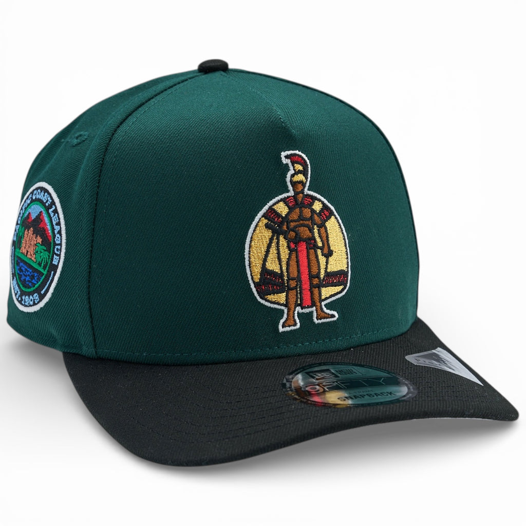 Hawaii Islanders HAWAII New Era 9Fifty A-Frame Snapback Hat - Dark Green / Black