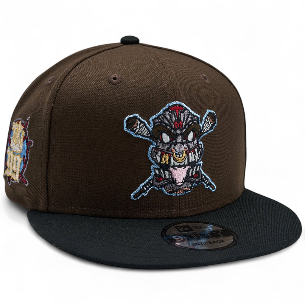 Tikiman HAWAII New Era 9Fifty Snapback Hat - Walnut / Black