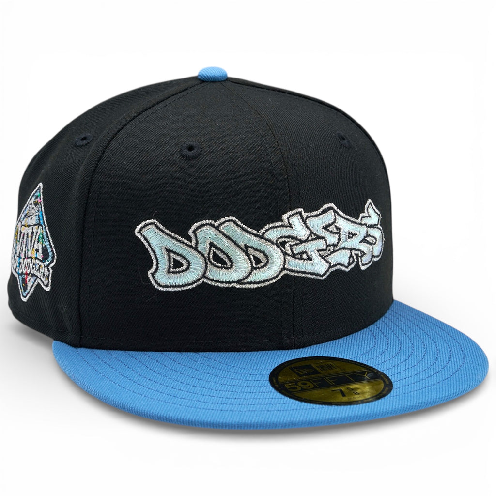 Los Angeles Dodgers 🌴 HOMIES LA 🌴 New Era 59Fifty Fitted Hat - Black / Indigo