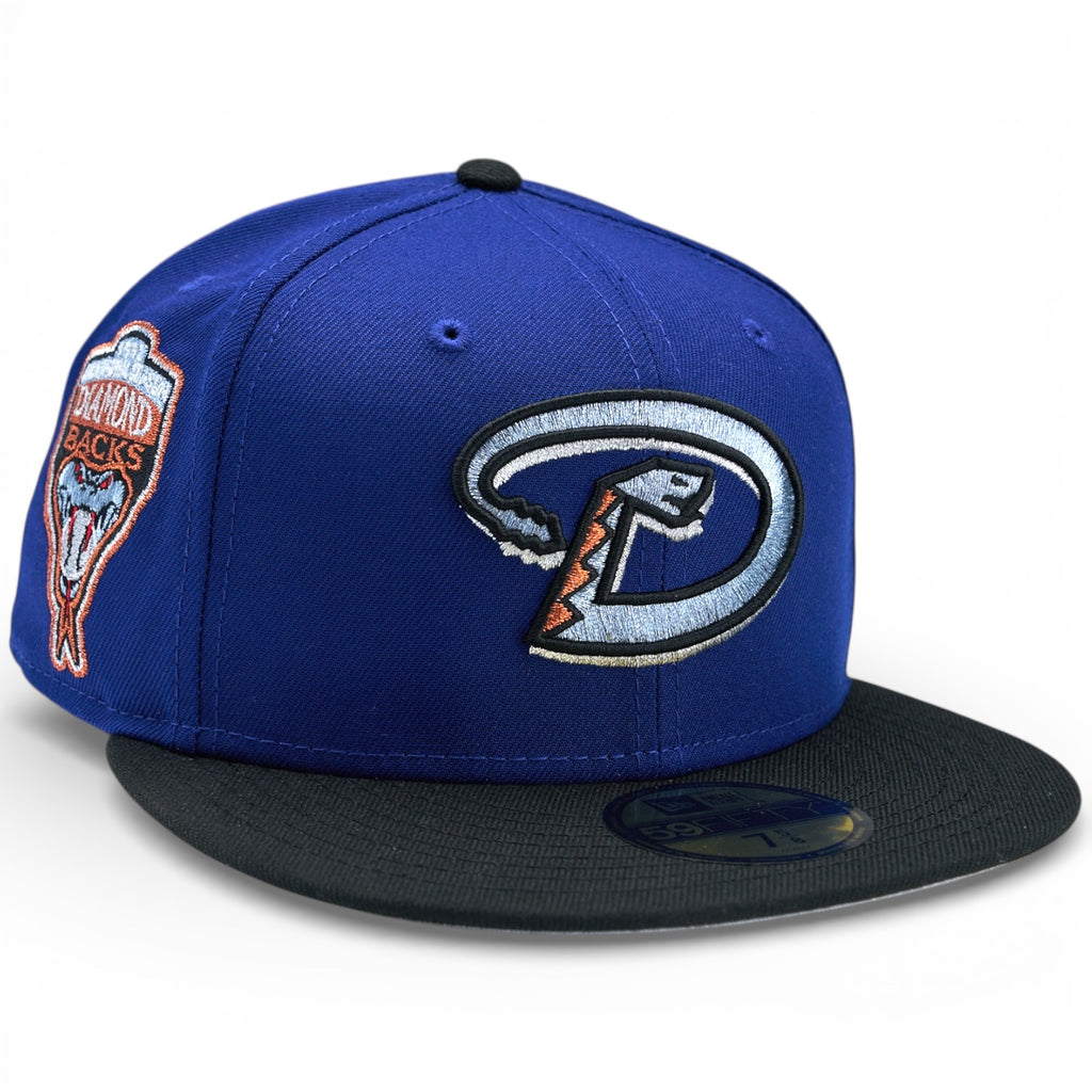 Arizona Diamondbacks 🏔️ DIGGING IN THE DUFFLE 🏔️ New Era 59Fifty Fitted Hat - Dark Royal/Black