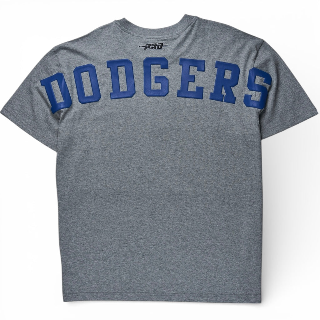 Los Angeles Dodgers Wingspan Cotton Jersey Drop Shoulder Pro Standard T-Shirt - Dark Heather Grey