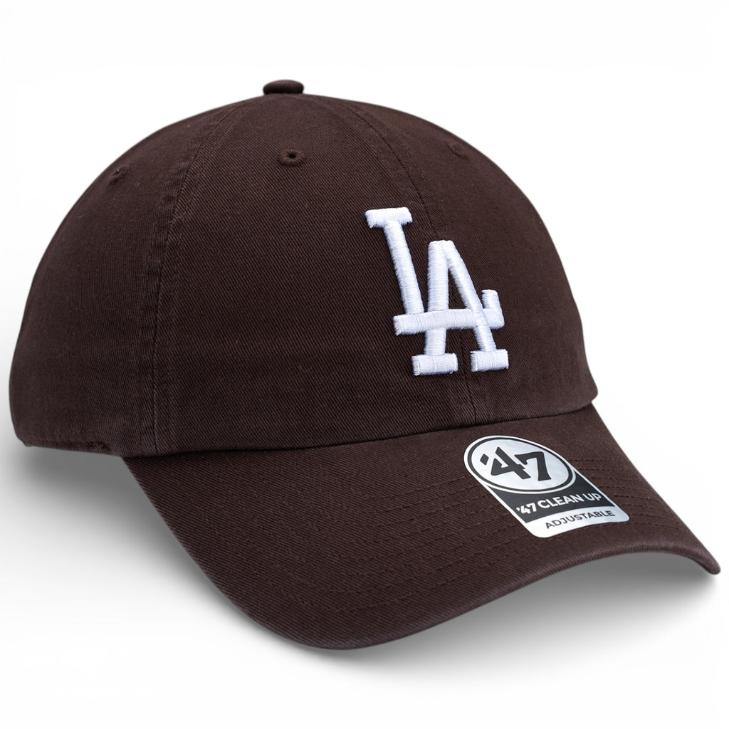 Los Angeles Dodgers 47 Brand Clean Up Cap - Brown