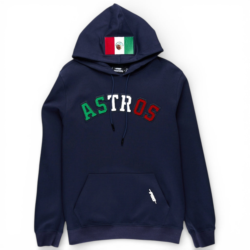 Pro Standard Houston Astros X Mexico Wordmark Pro Team Hoodie - Navy