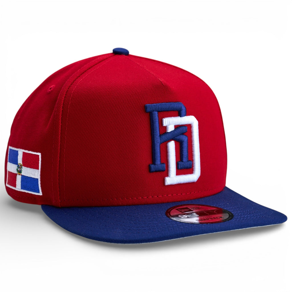 Dominican Republic 2026 WBC On Field New Era 9Fifty A-Frame Snapback Hat - Red / Royal