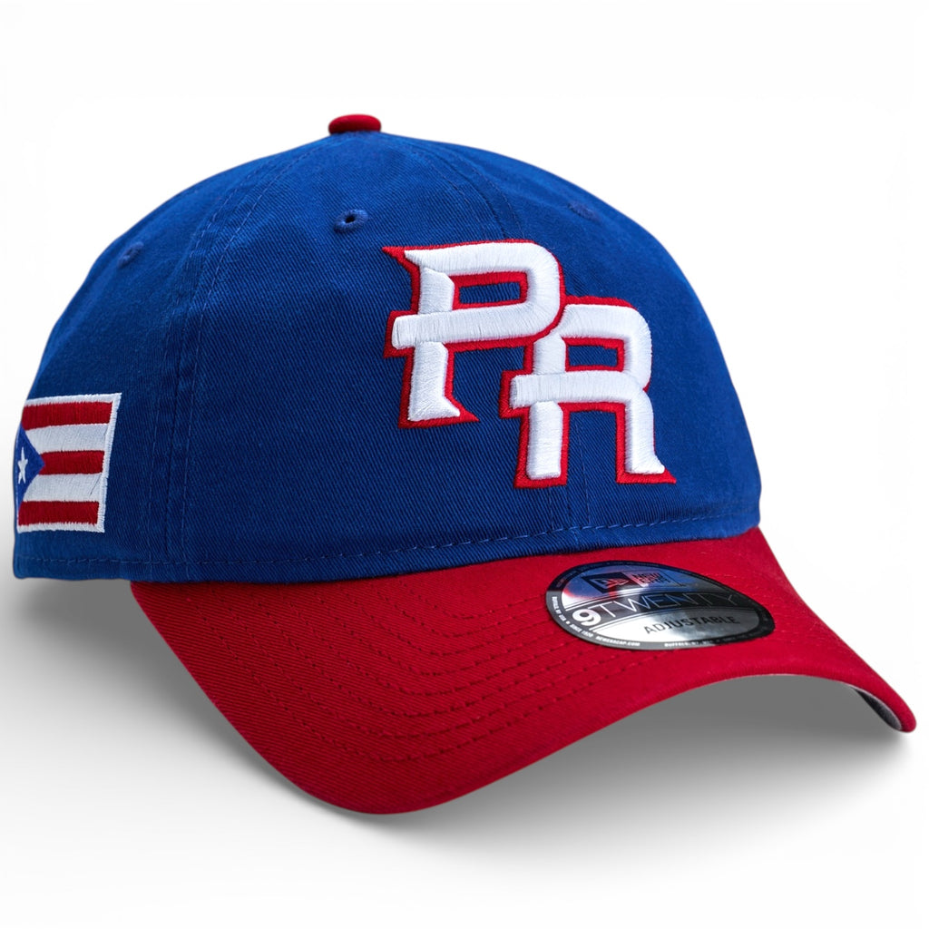 Puerto Rico 2026 WBC On Field New Era 9Twenty Core Classic Adjustable Strapback Hat - Royal / Red