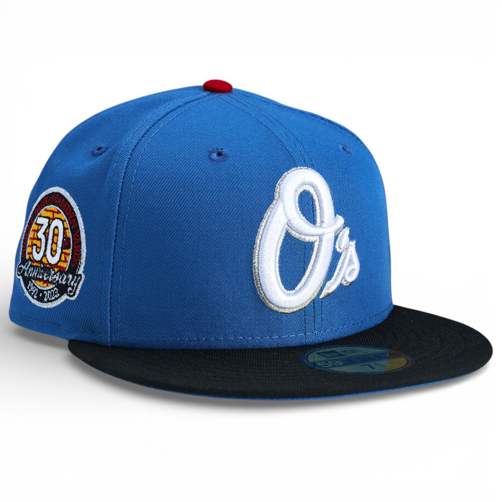 Baltimore Orioles 🔥 HEAT STICK 🔥 New Era 59Fifty Fitted Hat - Seashore Blue / Black