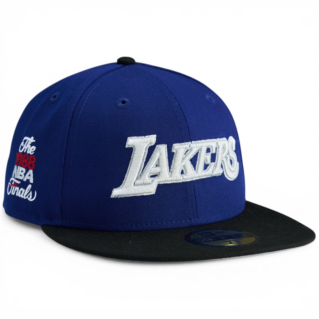 Los Angeles Lakers 🏆 City of Champions 🏆 New Era 59Fifty Fitted Hat - Royal / Black