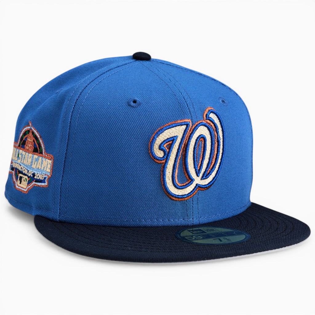Washington Nationals 🏔️ THRILL HER PACK 🏔️ New Era 59Fifty Fitted Hat - Indigo / Navy