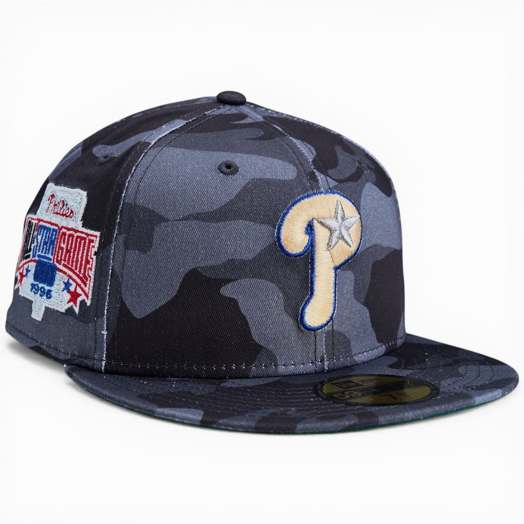 Philadelphia Phillies ⭐️ CAMO ⭐️ New Era 59Fifty Fitted Hat - Grey Camo