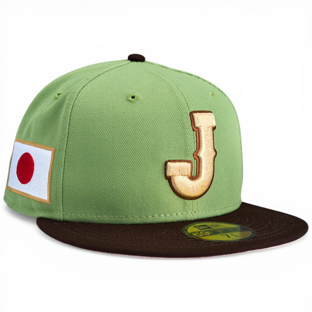 Japan 🍵 MATCHA 🍵 New Era 59Fifty Fitted Hat - Matcha / Walnut