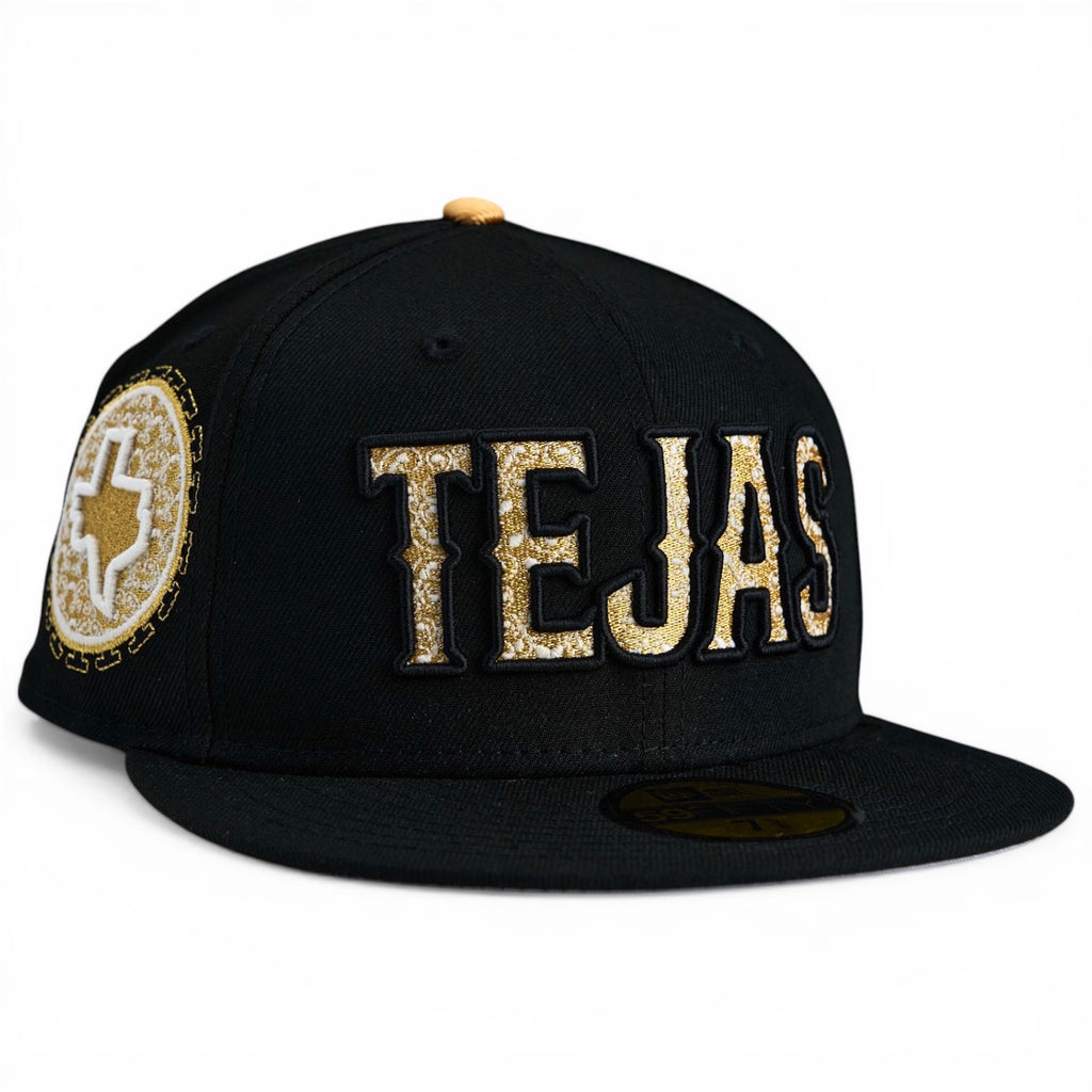 Texas Rangers 👑 EL REY 👑 New Era 59Fifty Fitted Hat - Black