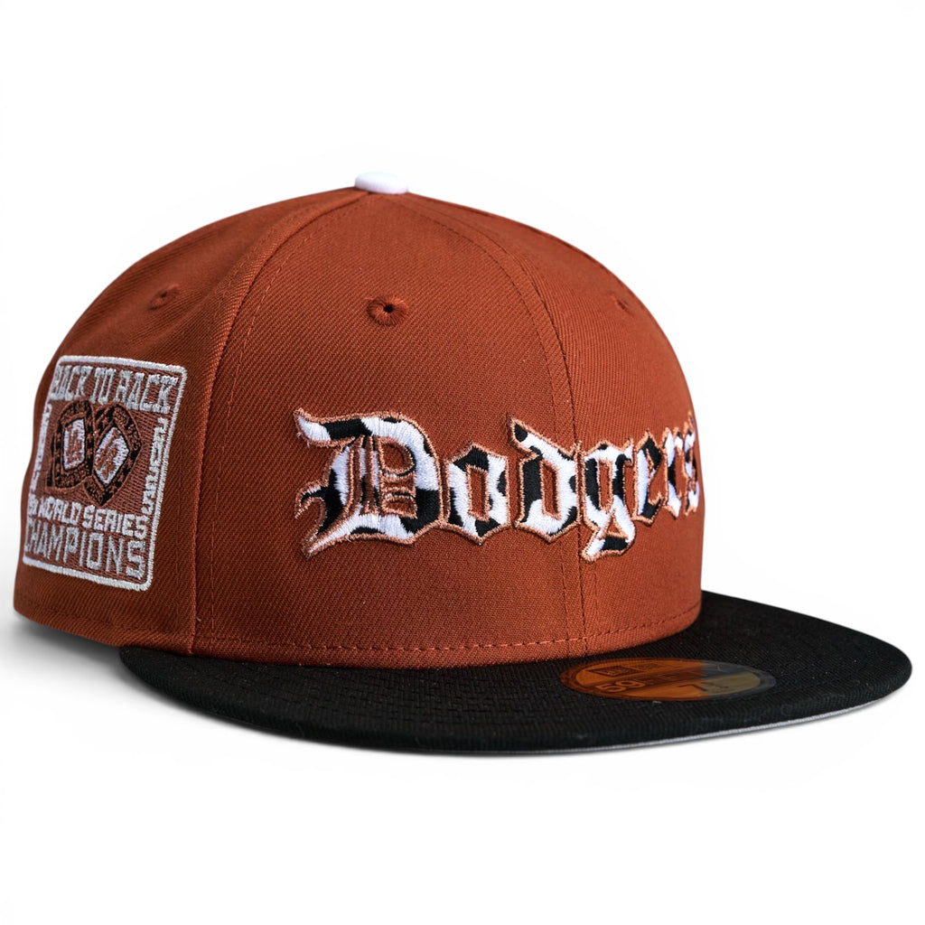 Los Angeles Dodgers 🐮🤠 PAJARETE 🤠🐮  New Era 59Fifty Fitted Hat - Burnt Orange