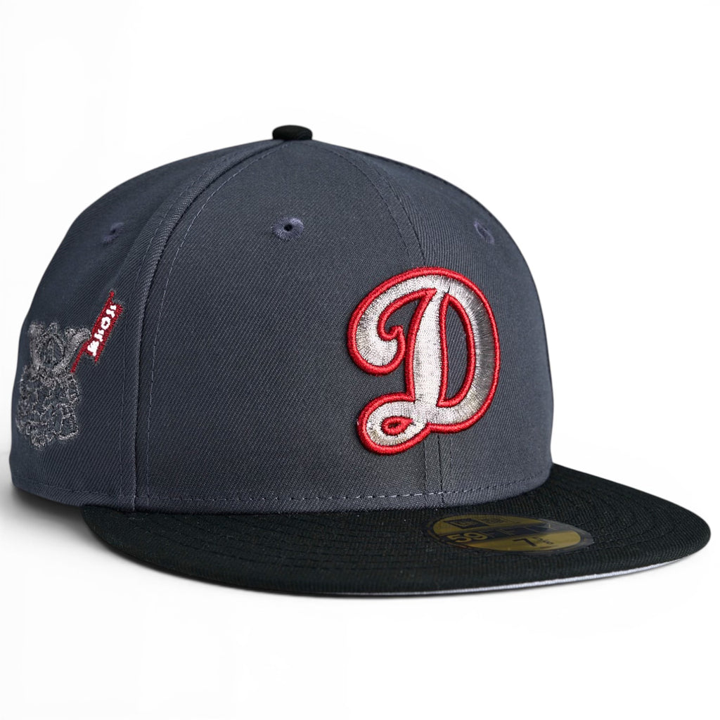 Los Angeles Dodgers 🔴🌑 DARK LORD 🌑🔴 “Beyond the Brim Collection” New Era 59Fifty Fitted hat - Graphite / Black