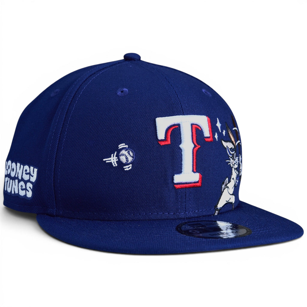 Texas Rangers Looney Tunes Collection New Era 9Fifty Snapback Hat - Navy