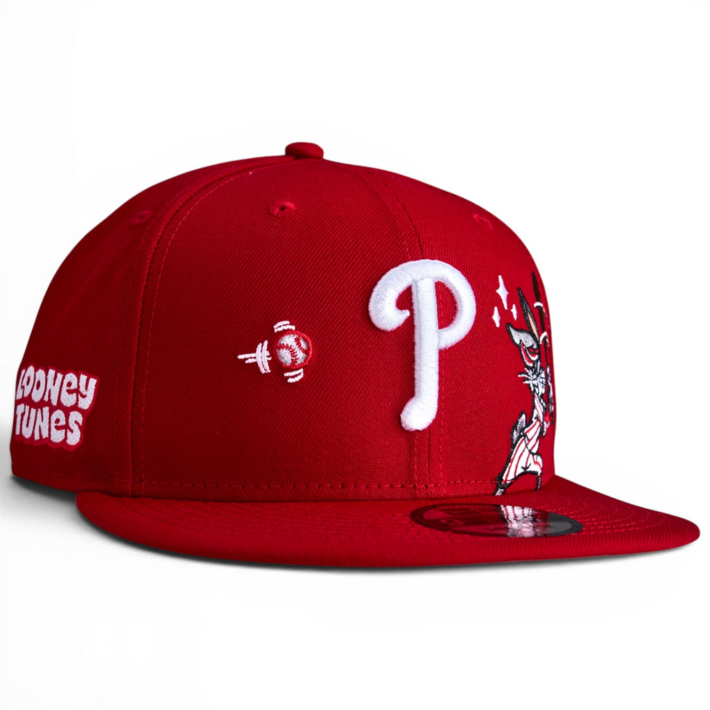 Philadelphia Phillies Looney Tunes Collection New Era 9Fifty Snapback Hat - Red