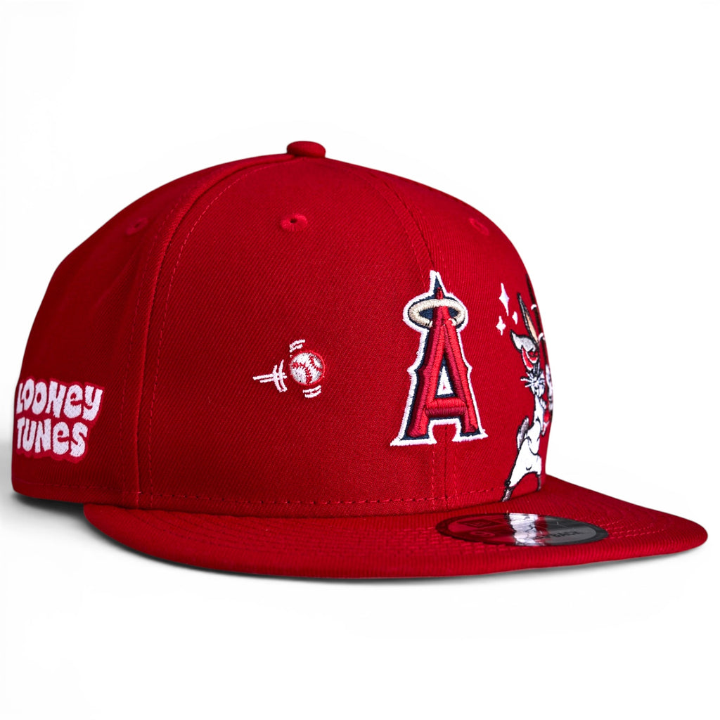 Los Angeles Angels Looney Tunes Collection New Era 9Fifty Snapback Hat - Red