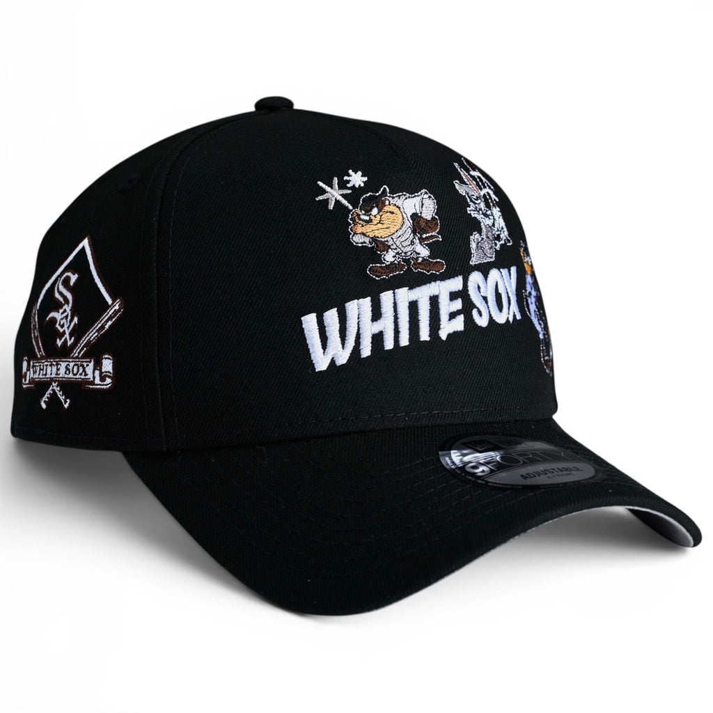 Chicago White Sox Looney Tunes Collection New Era 9Forty A Frame Snapback Hat - Black