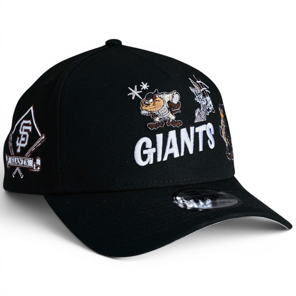 San Francisco Giants Looney Tunes Collection New Era 9Forty A Frame Snapback Hat - Black