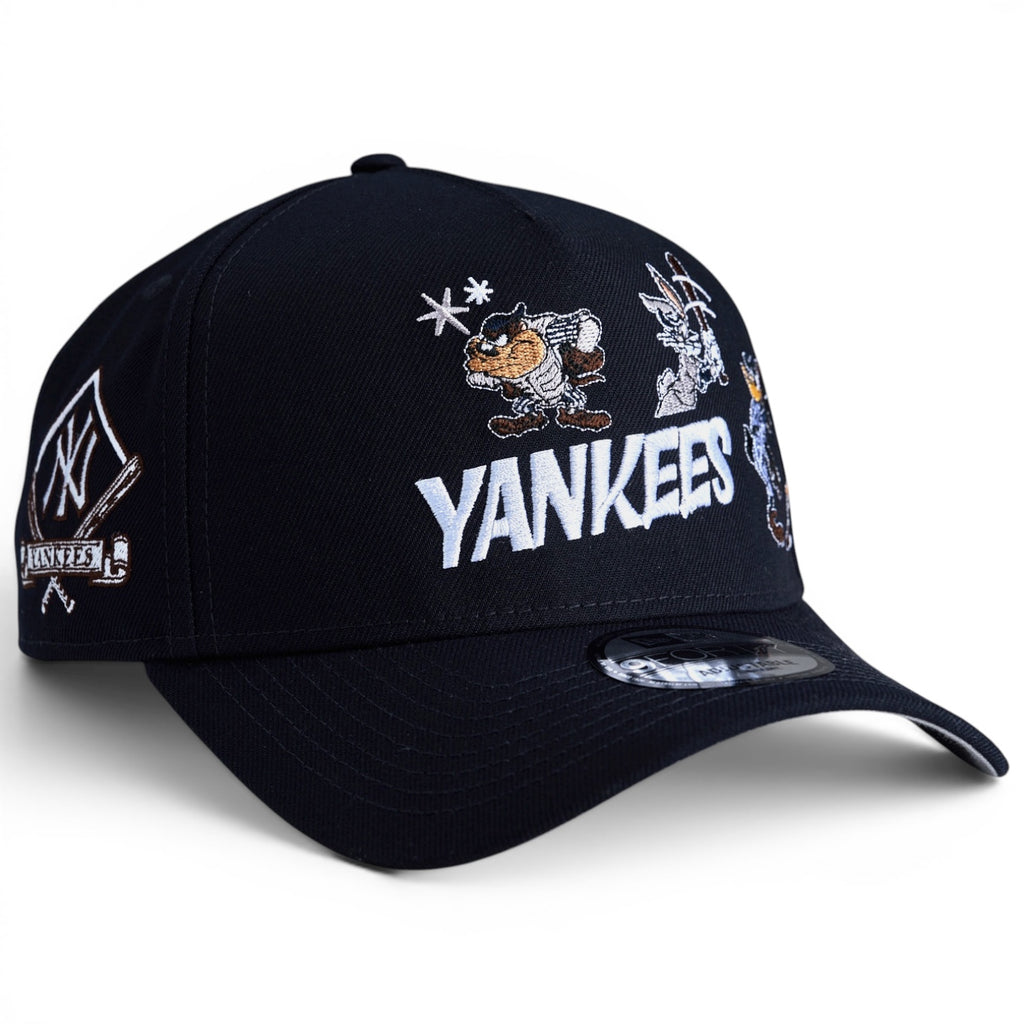 New York Yankees Looney Tunes Collection New Era 9Forty A Frame Snapback Hat - Black