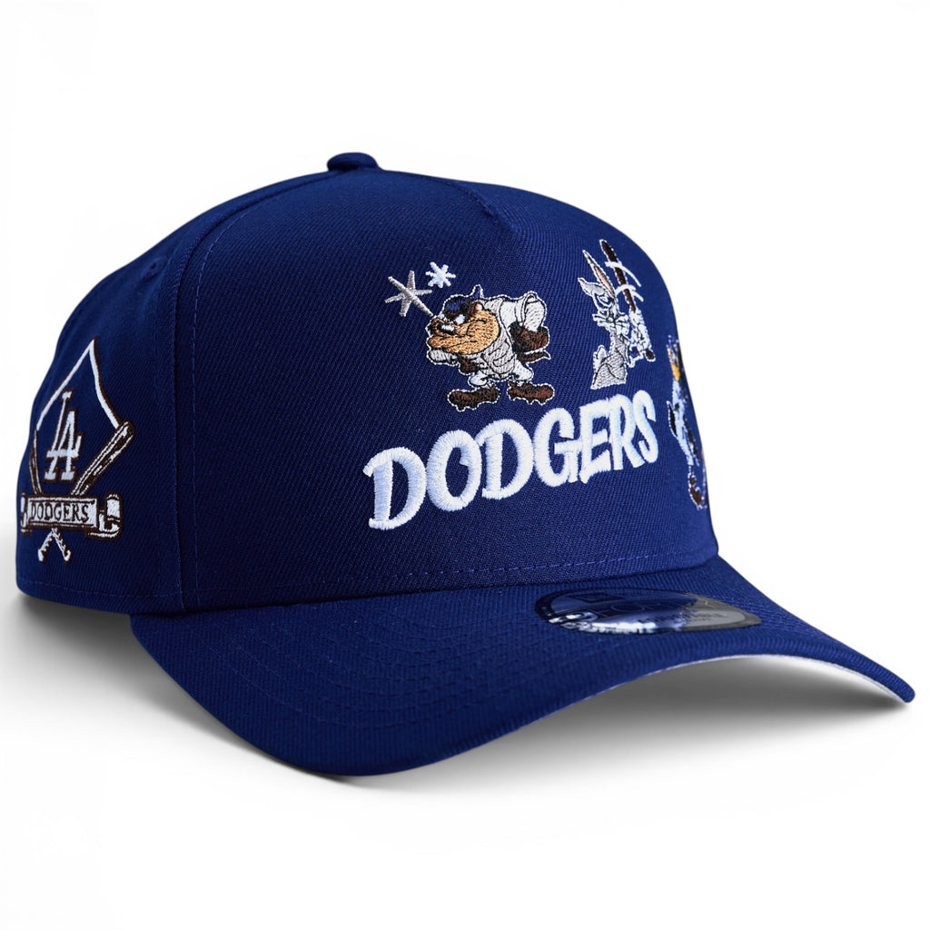 Los Angeles Dodgers Looney Tunes Collection New Era 9Forty A Frame Snapback Hat - Navy