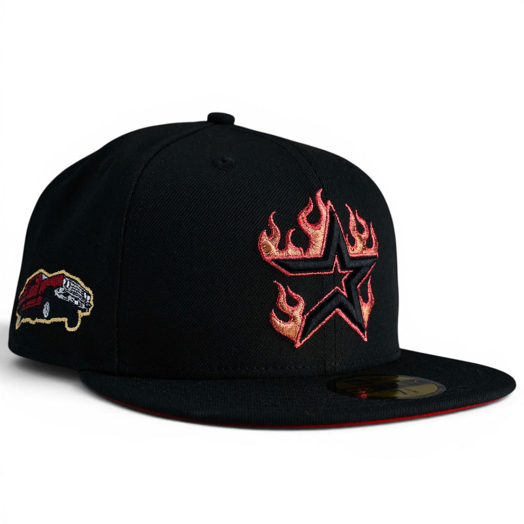 Houston Astros 🔥 LATINO HEAT 🔥  New Era 59Fifty Fitted Hat - Black