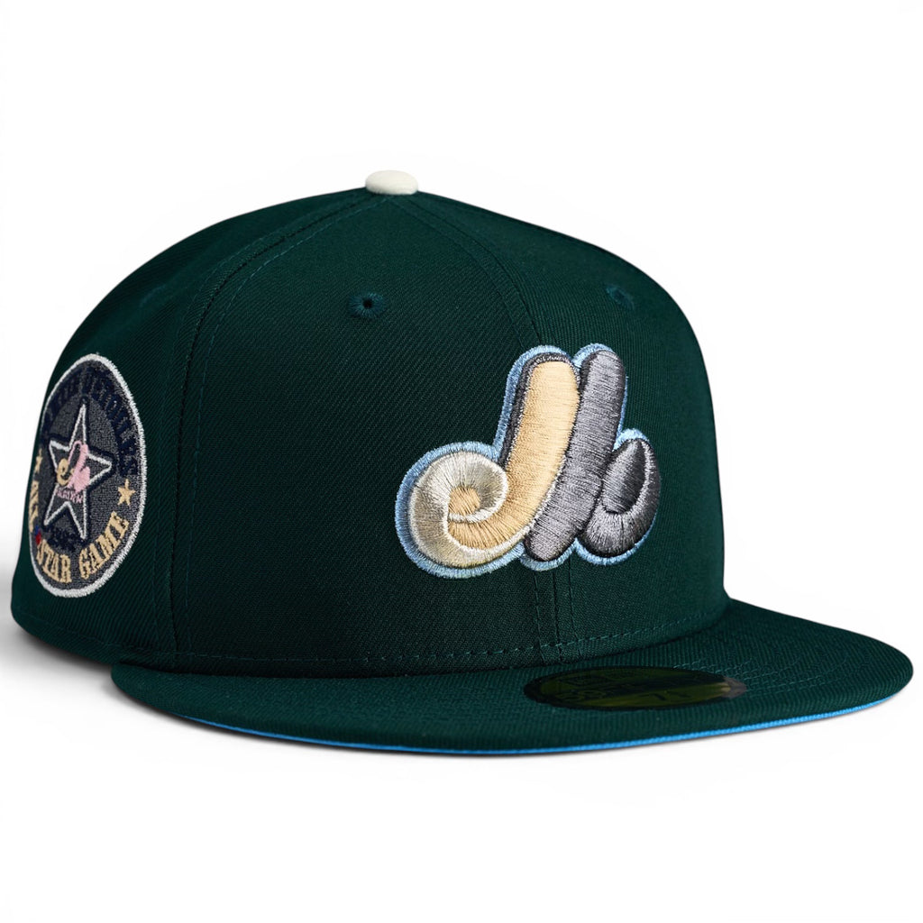 Montreal Expos 🏔️ HOMAGE PACK 🏔️ New Era 59Fifty Fitted Hat - Dark Green