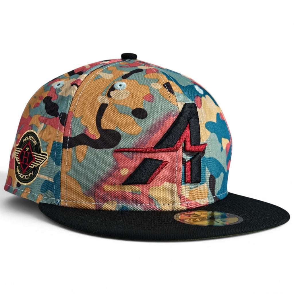 Houston Astros 🚀 BOUNTY HUNTER 🚀“Beyond the Brim Collection” New Era 59Fifty Fitted hat - Camo / Black