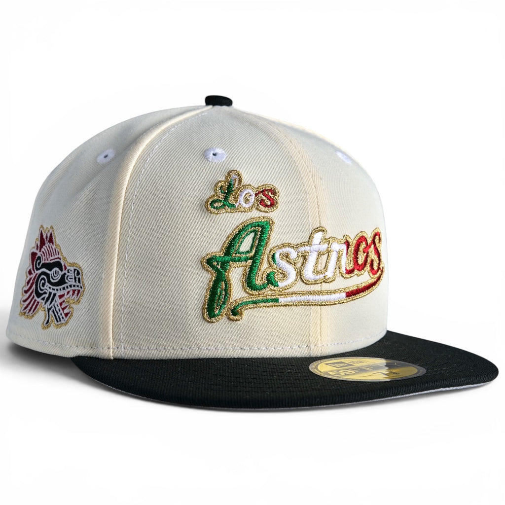 Houston Astros 🇲🇽 Viva La Cultura 🇲🇽 New Era 59Fifty Fitted Hat - Chrome White / Black