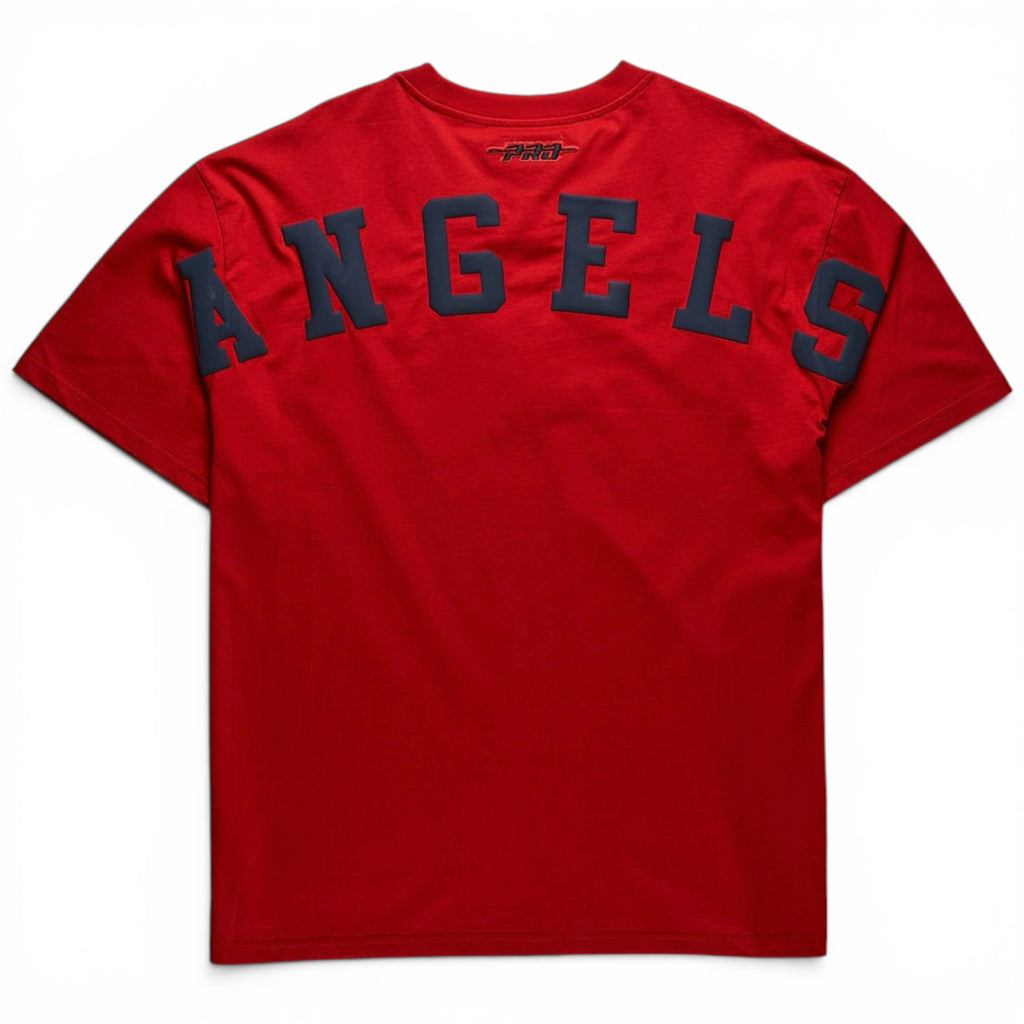 Los Angeles Angels Wingspan Cotton Jersey Drop Shoulder Pro Standard T-Shirt - Red