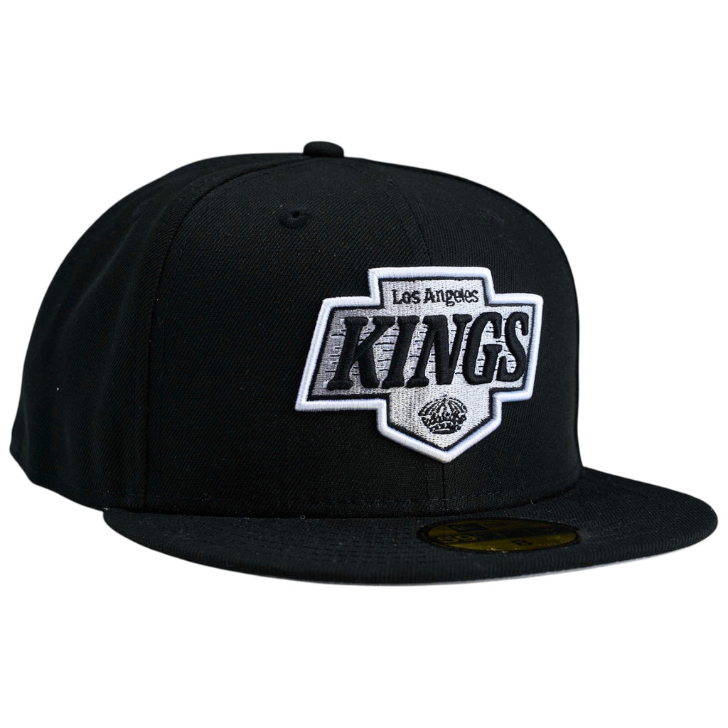 Los Angeles Kings Rear Wordmark New Era 59Fifty Fitted Hat - Black
