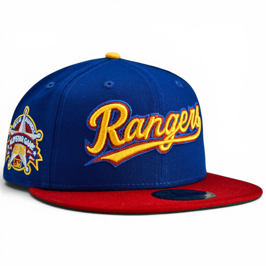 Texas Rangers “Pluckers” Texas Takeover New Era 59Fifty Fitted Hat - Royal / Red