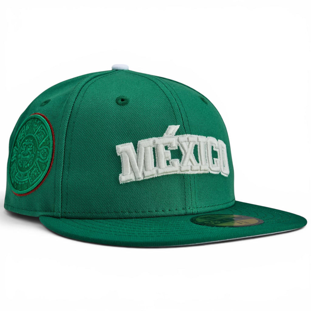 Mexico 🇲🇽 VERDE ETERNO 🇲🇽 New Era 59Fifty Fitted Hat - Green
