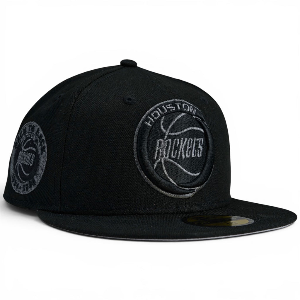 Houston Rockets 🏆 BACK 2 BACK 🏆 New Era 59Fifty Fitted Hat - Black