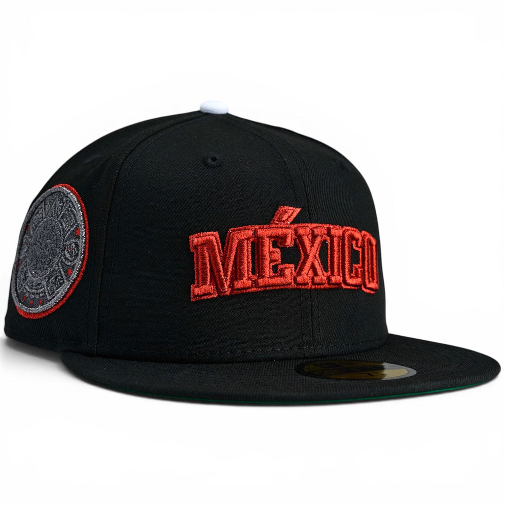 Mexcio 🇲🇽 SANGRE AZTECA 🇲🇽 New Era 59Fifty Fitted Hat - Black
