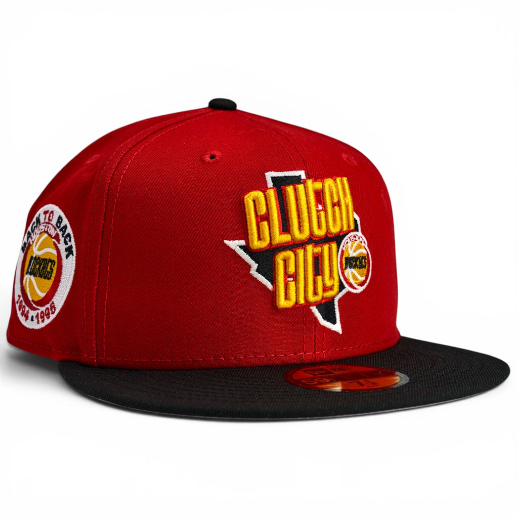 Houston Rockets Era 59Fifty Fitted Hat - Red / Black