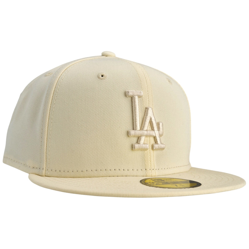 Los Angeles Dodgers Chrome White on Chrome White New Era 59Fifty Fitted Hat