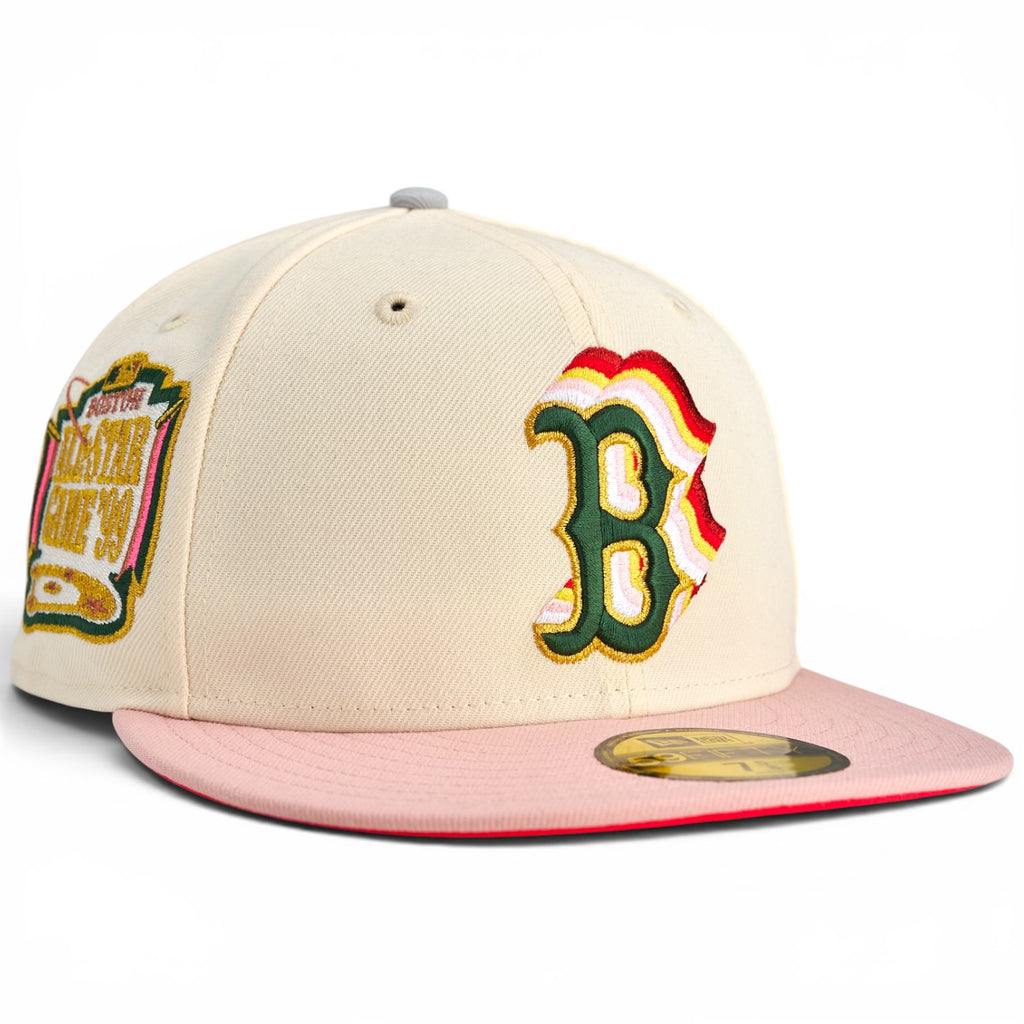 [BIG BANG SUMMER] BOSTON RED SOX CHROME/PINK 59FIFTY RAHNCIETY