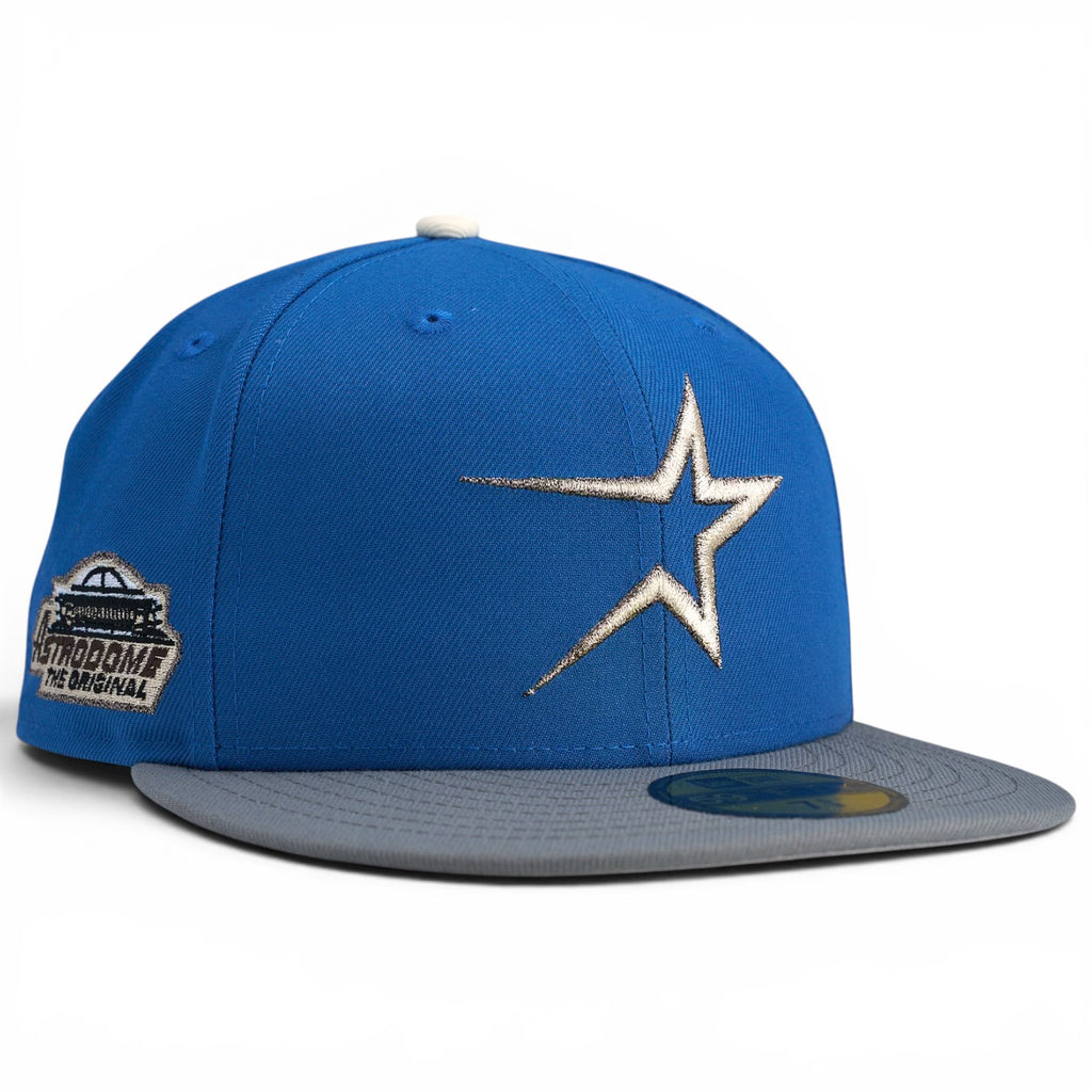 Houston Astros 🏔️Dangerously In Love (R&Bey 2.0) 🏔️ New Era 59Fifty Fitted Hat - Indigo / Grey