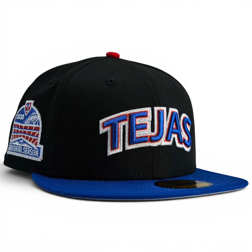 Texas Rangers 🤠 TEJAS POR VIDA 🤠 New Era 59Fifty Fitted Hat - Black / Royal