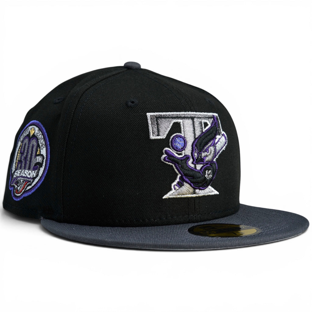 Toronto Blue Jays 🐦‍⬛ TOKOYAMI 🐦‍⬛  New Era 59Fifty Fitted Hat - Black / Graphite