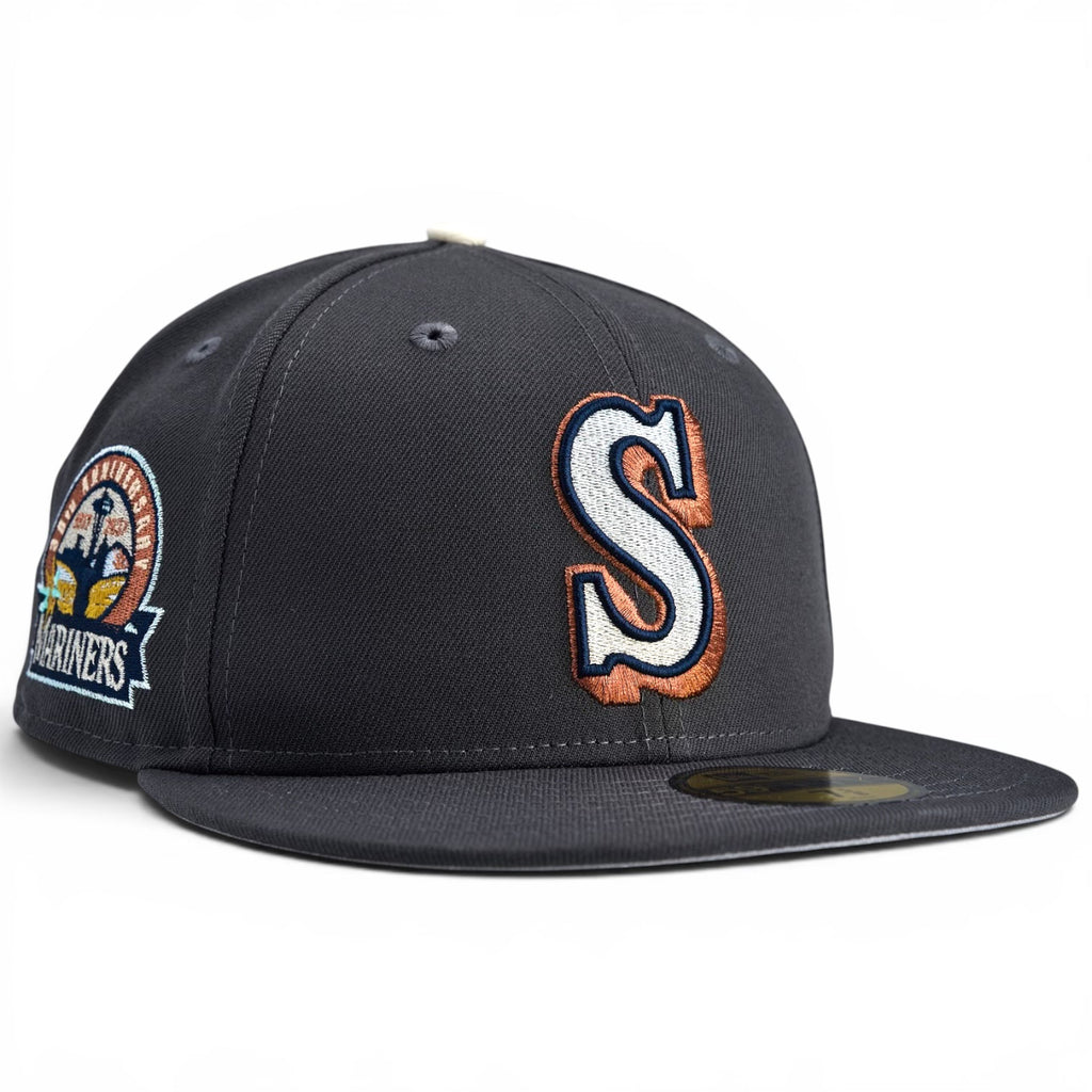 Seattle Mariners ⛰️ SHOUT IT OUT 5 ⛰️ New Era 59Fifty Fitted Hat - Graphite