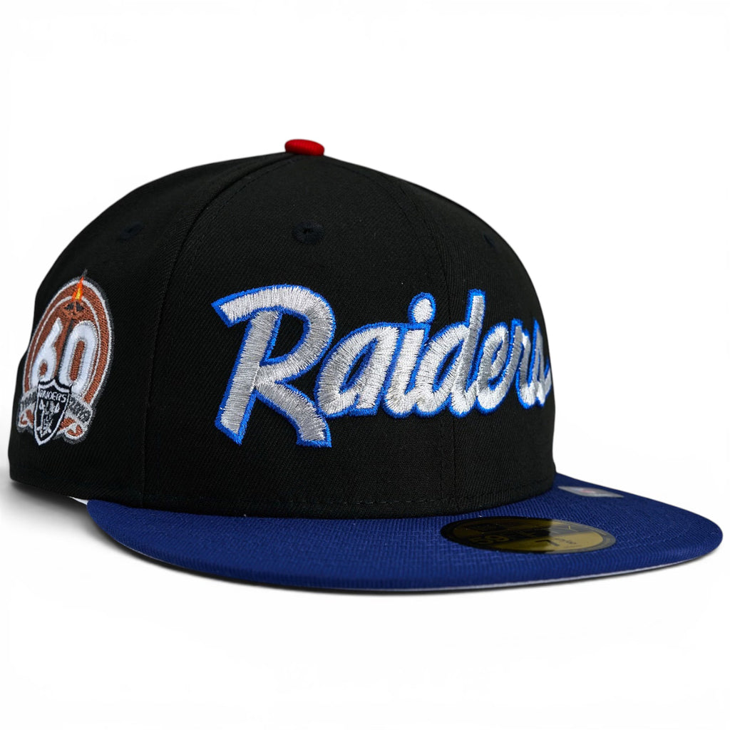 Las Vegas Raiders “MAIN EVENT RAIDERS” New Era 59Fifty Fitted Hat - Black / Royal