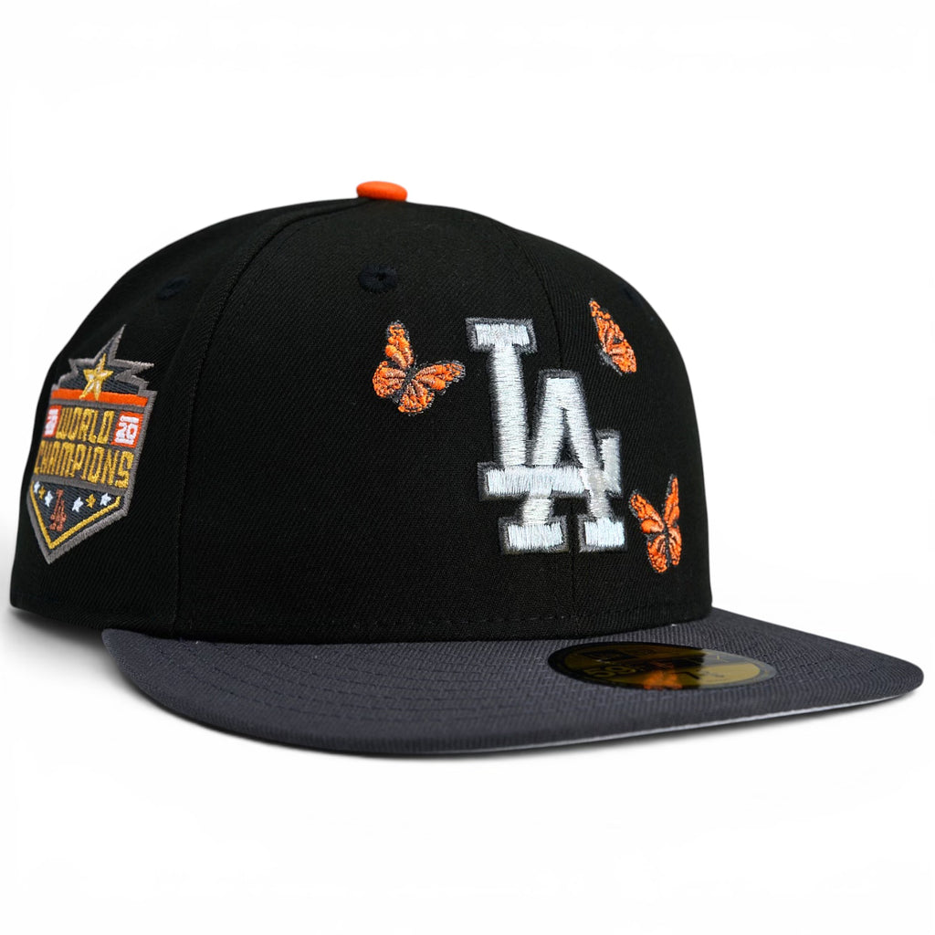 Los Angeles Dodgers 🦋 MAMBACITA 🦋  New Era 59Fifity Fitted hat - Black / Graphite
