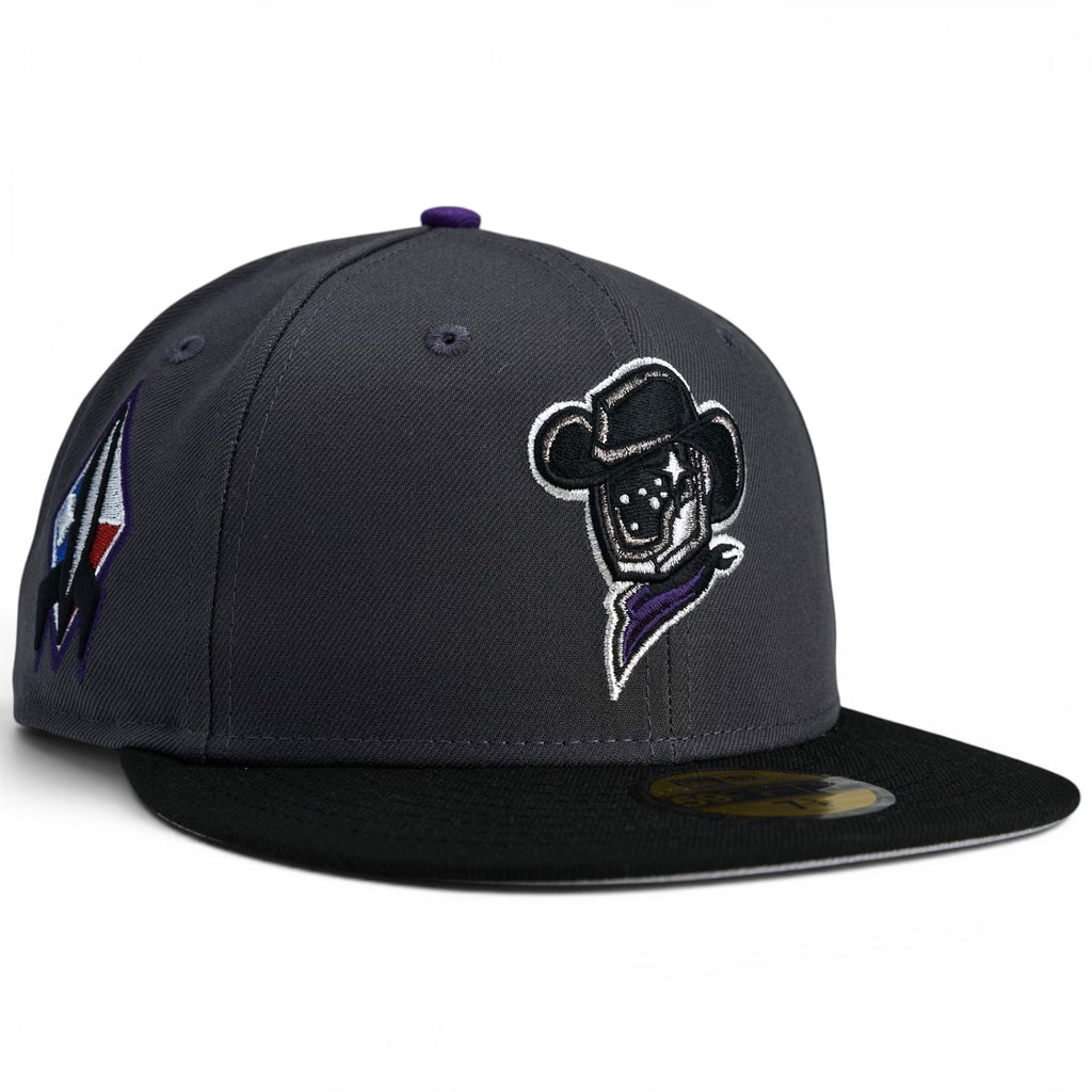 Sugarland Space Cowboys 🪦 UNDERTAKER 🪦 New Era 59Fifty Fitted hat - Graphite / Black