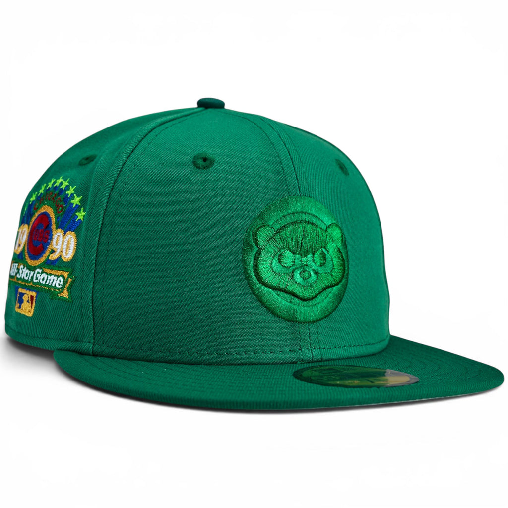 Chicago Cubs 🟢🐻 CRUSH CUBS 🐻🟢 New Era 59Fifty Fitted Hat - Green