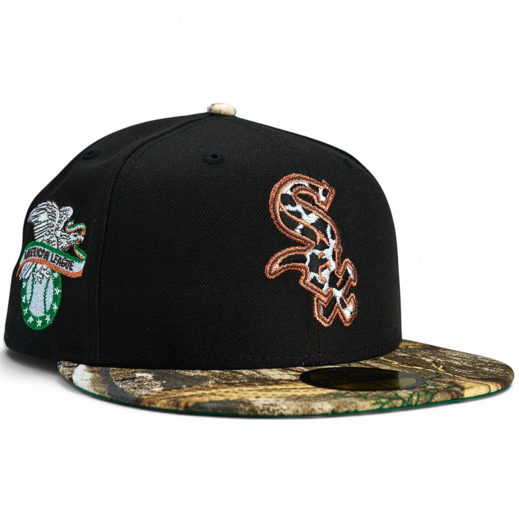 Chicago White Sox 🍂🐮 MOO SOX 🐮🍂 New Era 59Fifty Fitted Hat - Black / Real Tree Camo
