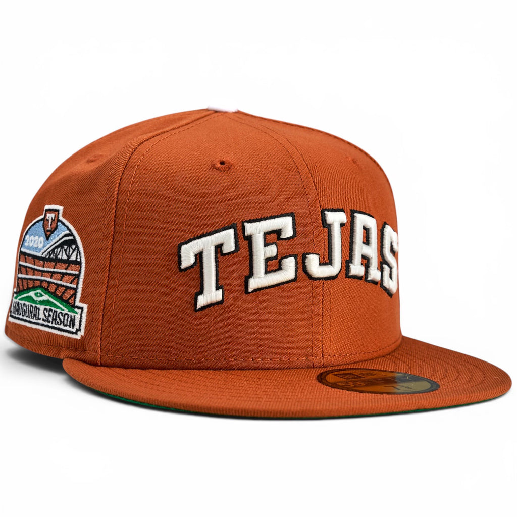 Texas Rangers 🐮 BEVO CITY CONNECT 🐮 New Era 59Fifty Fitted Hat - Burnt Orange